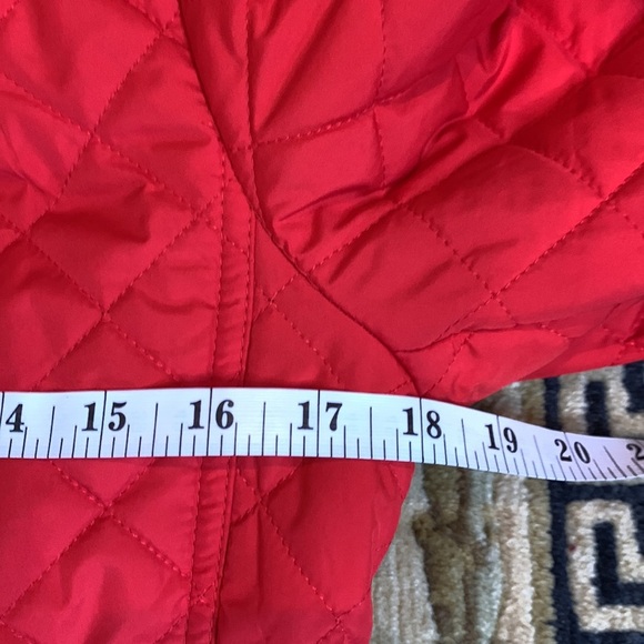 TALBOTS red quilted jacket - Picture 7 of 9